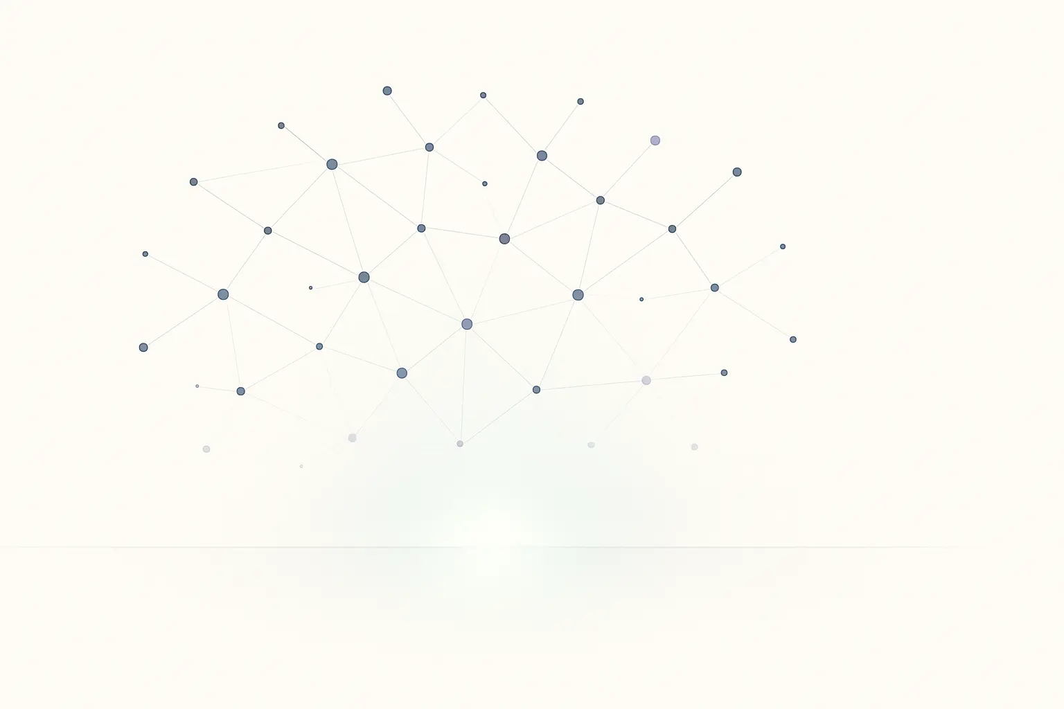 Conceptual diagram showing public web sources and private data sources (Gmail, Slack, GitHub) feeding into ambient AI monitor