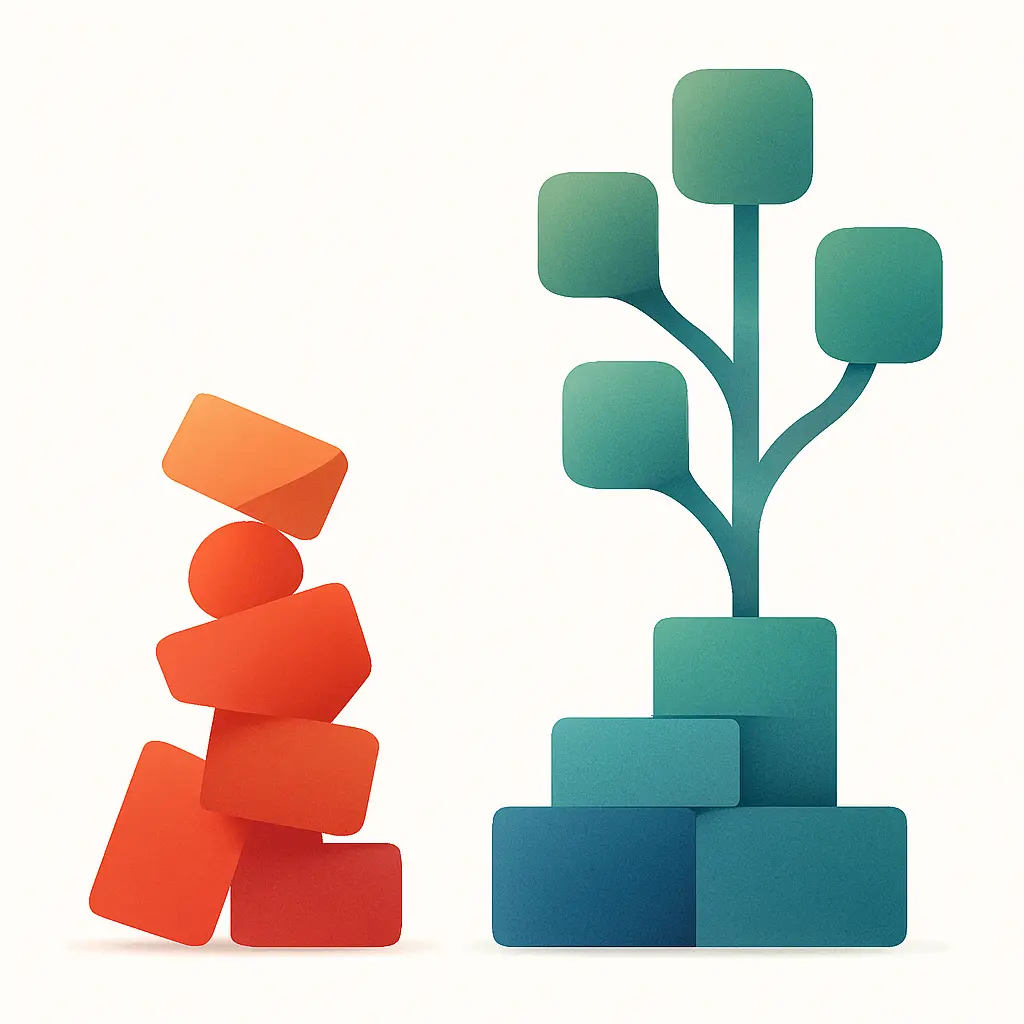 Your stack needs to align beautifully together