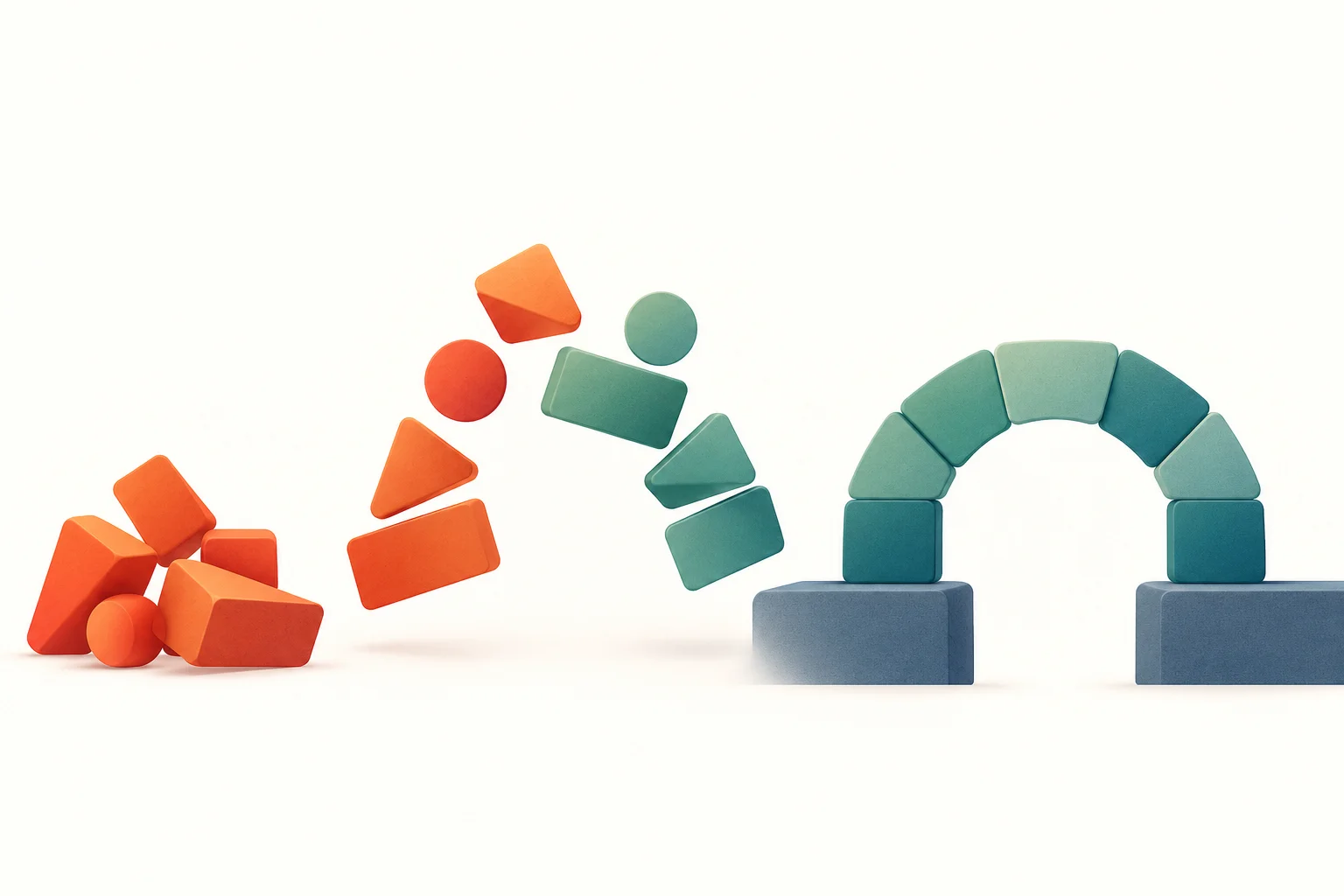 A general system takes the shape of the problem.